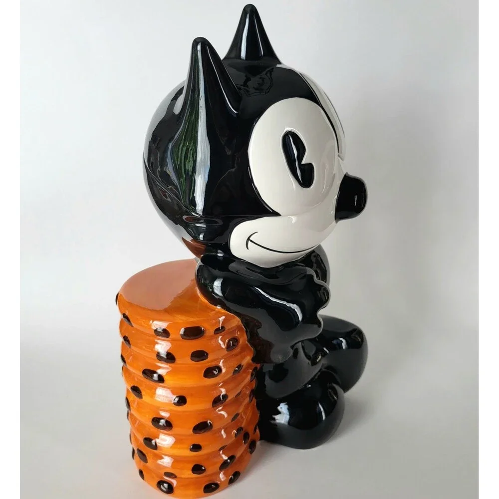 Vintage Treasure Craft Felix The Cat Cookie Jar 1998 Limited Edition #32 Rare